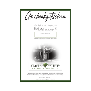 Feinste Brände - Geschenkgutschein