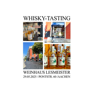 WHISKY-Tasting am 29.05.2026 um 19:30 Uhr im Weinhaus Lesmeister