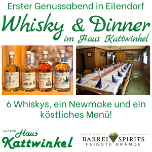 Genussabend in Aachen-Eilendorf: Whisky & Dinner